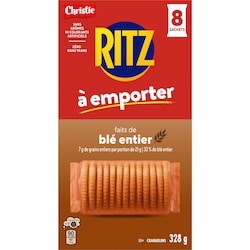 Christie RITZ To-Go Baked with Whole Wheat Crackers, Portable