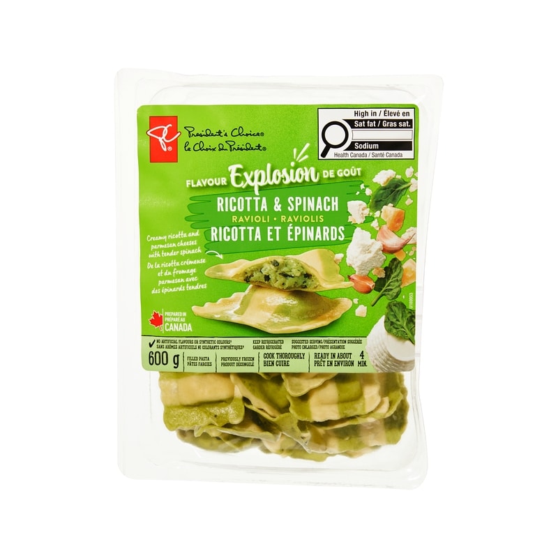 Ricotta and Spinach Ravioli