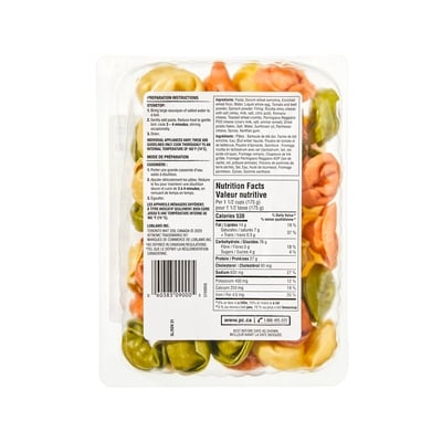Flavour Explosion Three Cheese Rainbow Tortelloni Filled Pasta
