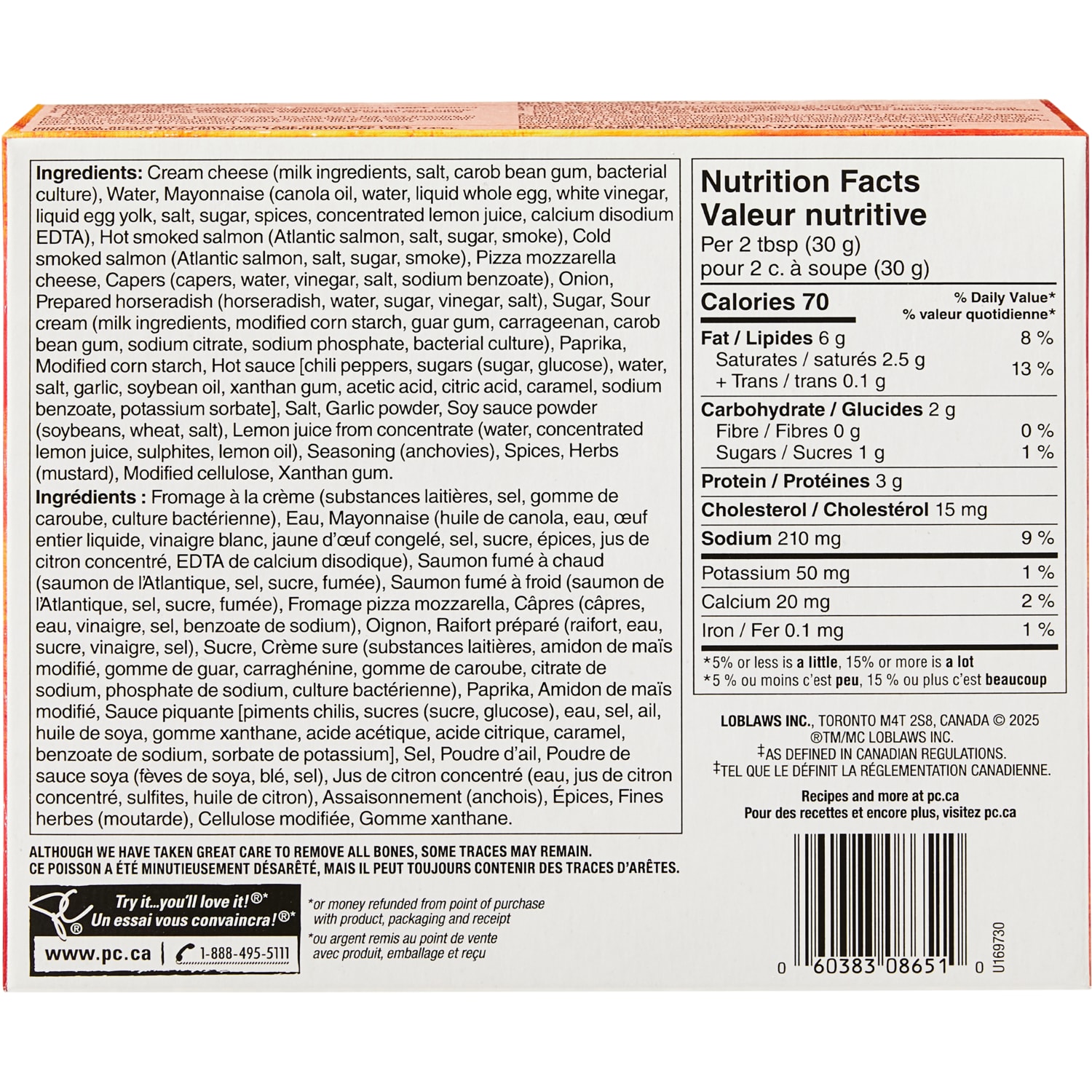 Smoked Salmon Bake and Serve Dip