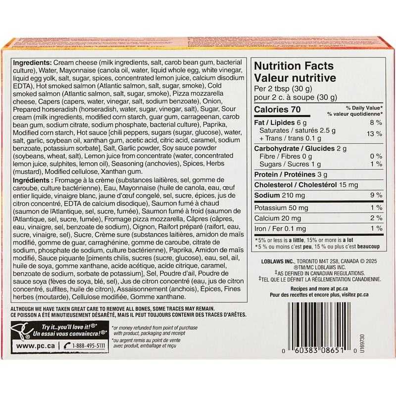 Smoked Salmon Bake and Serve Dip