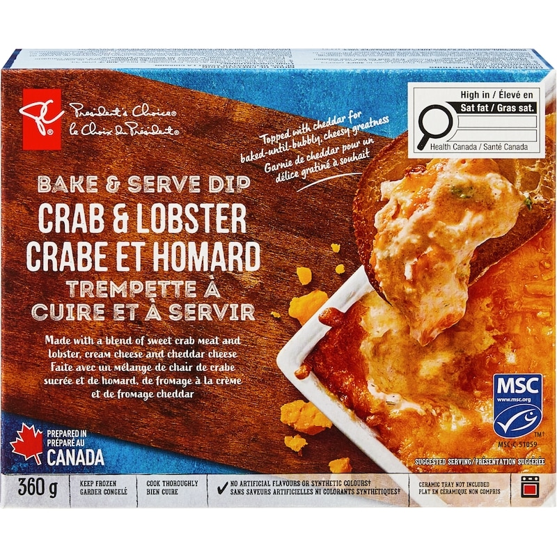 Crab and Lobster Bake and Serve Dip