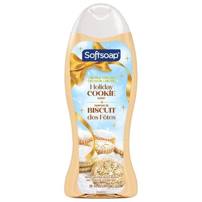 Softsoap Moisturizing Body Wash, Holiday Cookie Scent 591 ml, $1.01/100ml