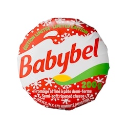 Babybel Grand disque de fromage pour les fêtes 200 g, 4,50 $/100g