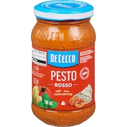 Sauce With Tomatoes, Mascarpone Cheese And Basil Pesto Rosso