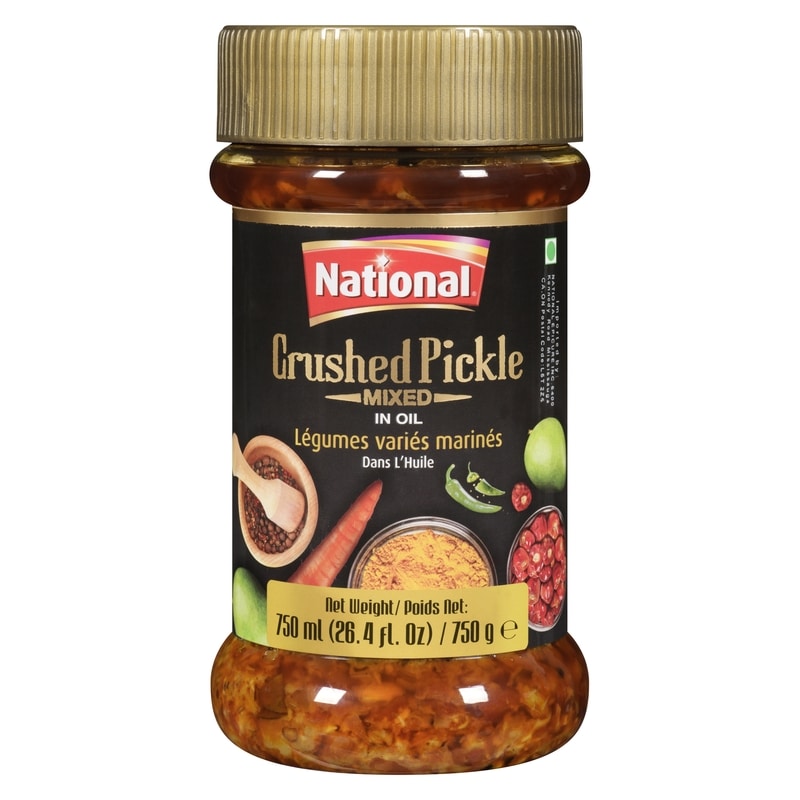 Crushed Pickle Mixed In Oil