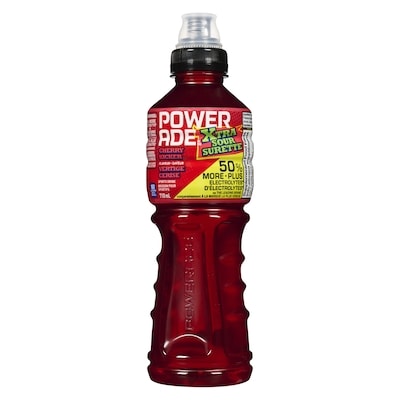 Powerade Xtra Sour Cherry 710 ml, $0.24/100ml