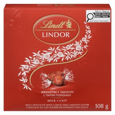 Lindt Milk Chocolate With A Delectably Smooth Centre Milk 0.108 kg, $7.40/100g
