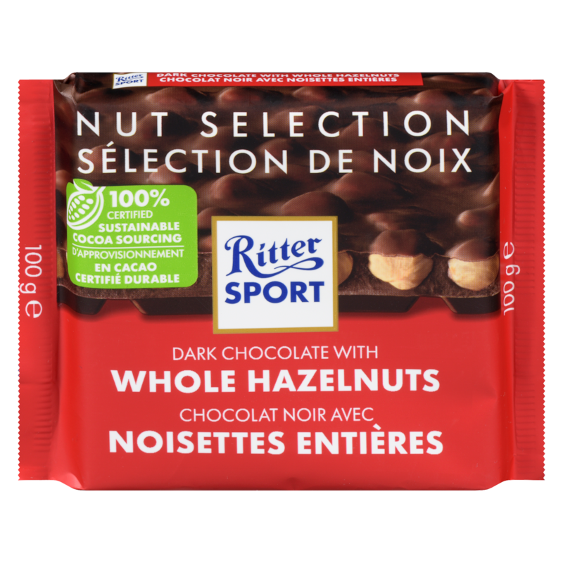 Dark Chocolate With Whole Hazelnuts