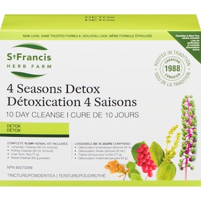 St Francis Herb Farm 4 Seasons Detox 1 ea, $59.99/1ea