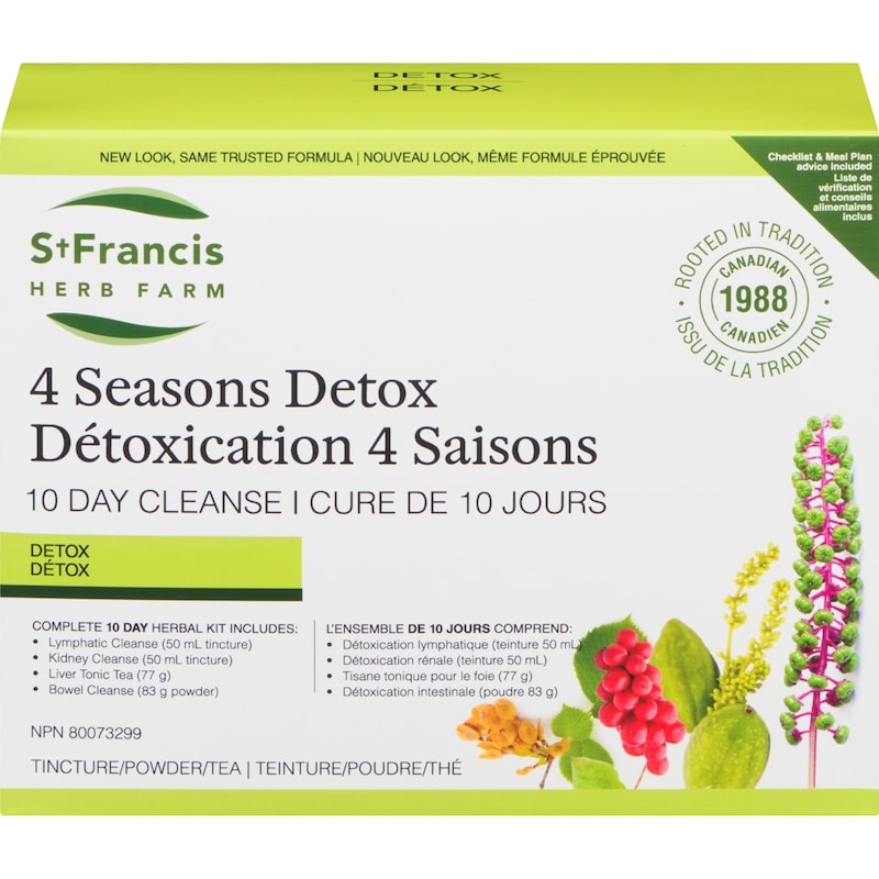 St Francis Herb Farm 4 Seasons Detox - 1 ea | Fortinos