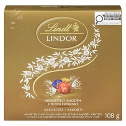 Lindt Assorted Chocolates With Delectably Smooth Centres Assorted 0.108 kg, $9.26/100g