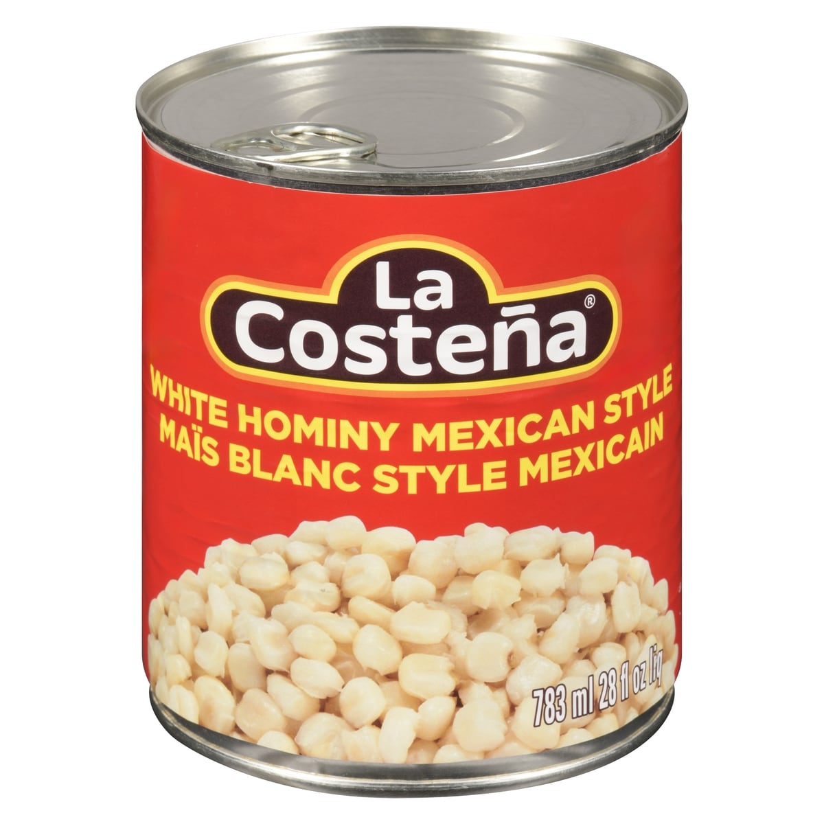 La Costena White Hominy Mexican Style 783 ml, $0.60/100ml