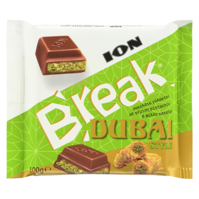 ION Break Chocolate, Dubai Style 100 g, $7.49/100g
