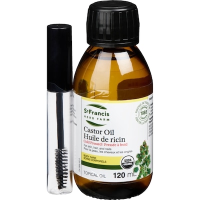St Francis Herb Farm Castor Oil Cold Pressed 120 ml, $12.49/100ml