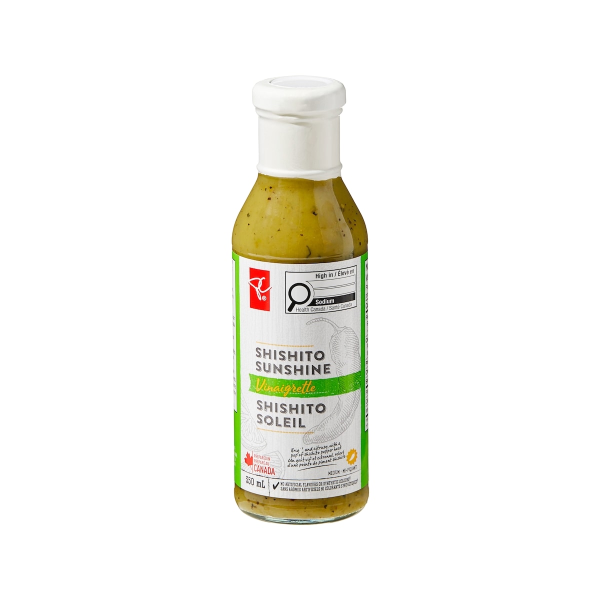 President's Choice Shishito Sunshine Vinaigrette 350 ml, $1.43/100ml