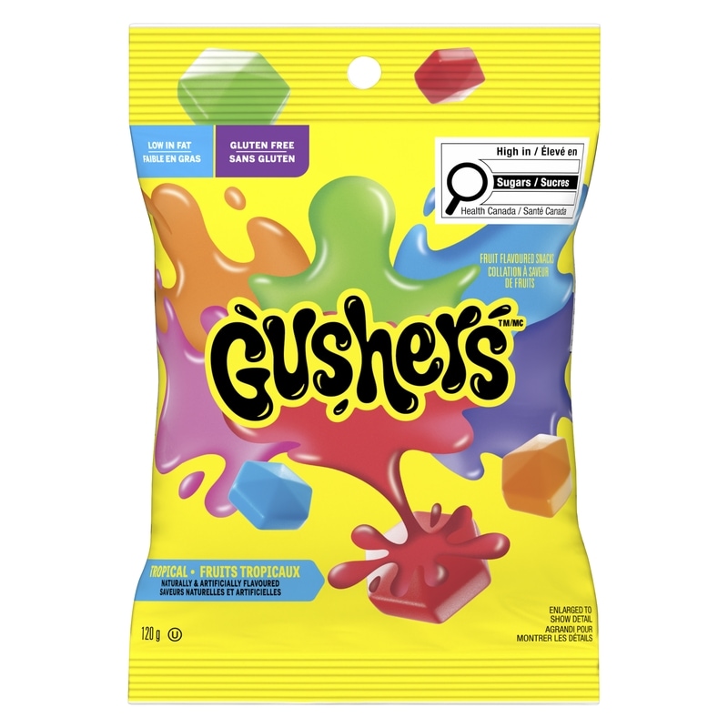 Gushers, Tropical  Fruit Flavoured Snacks