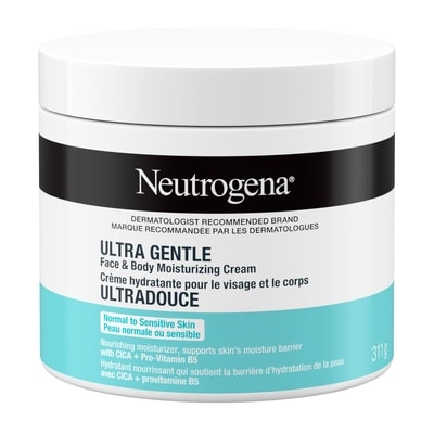 Neutrogena Ultra Gentle Face & Body Daily Moisturizing Cream 311 g, $7.10/100g