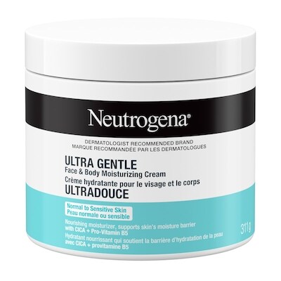 Neutrogena Crème hydratante quotidienne ultradouce pour le visage et le corps 311 g, 8,36 $/100g