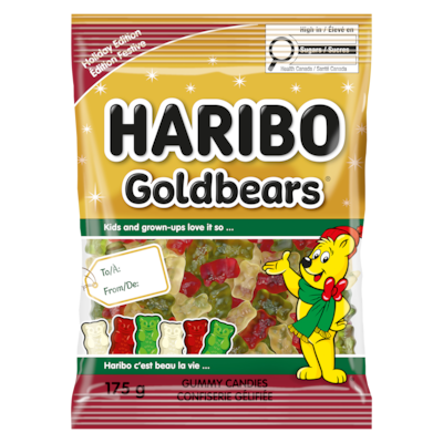 Haribo Gummy Candies Holiday Edition 175 g, $2.17/100g