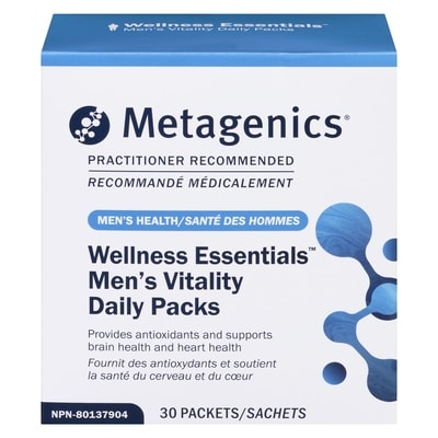 METAGENICS Men's Vitality Daily Packs Men's Health 30 ea, $3.33/1ea