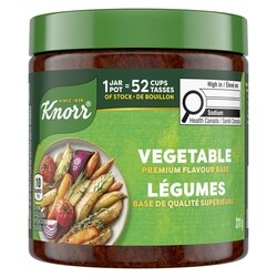 Knorr Premium Vegetable Flavour Bouillon Base Paste - 311 g | Loblaws