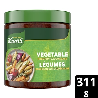 Knorr Base de Bouillon Pâte Saveur Légumes Premium 311 g, 2,89 $/100g