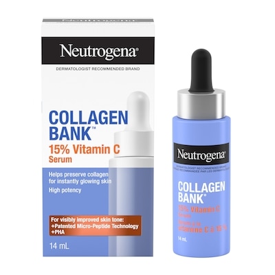 Neutrogena Collagen Bank 15% Vitamin C Serum 15 ml, $199.93/100ml