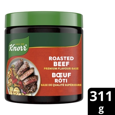 Knorr Base de Bouillon Pâte Saveur Bœuf Rôti Premium 311 g, 2,89 $/100g