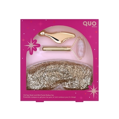 Quo Beauty Gel Eye Mask & Mini Facial Roller Set 1 ea, $12.00/1ea