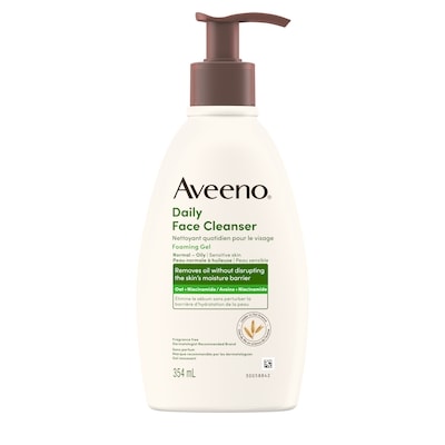 Aveeno Daily Face Cleanser Foaming Gel 345 ml, $4.06/100ml