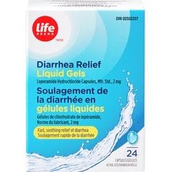 Life Brand Diarrhea Relief Liquid Gels 2 mg 24 Capsules 24 ea, $0.33/1ea