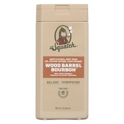DR.Squatch Gel douche naturel pour hommes wood barrel bourbon