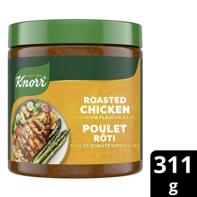 Knorr Base de Bouillon Pâte Saveur Poulet Rôti Premium 311 g, 2,89 $/100g