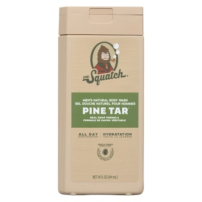 DR.Squatch Men's Natural Body Wash Pine Tar 414 ml, $4.35/100ml