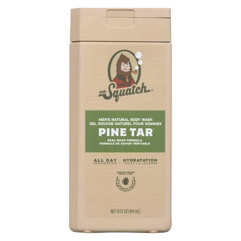 Men's Natural Body Wash Pine Tar