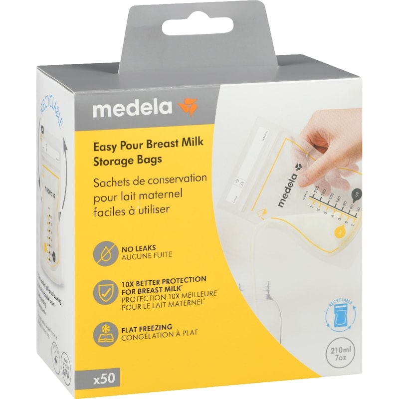 Easy Pour Breast Milk Storage Bags