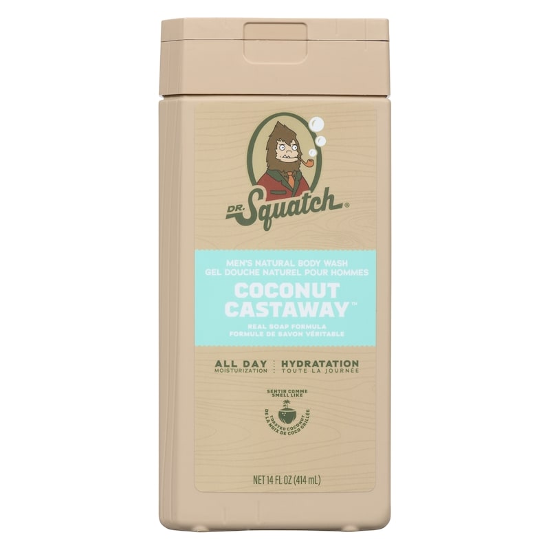 Men's Natural Body Wash Coconut Castaway