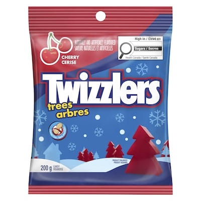 Twizzlers Friandise cerise arbres 200 g, 2,00 $/100g