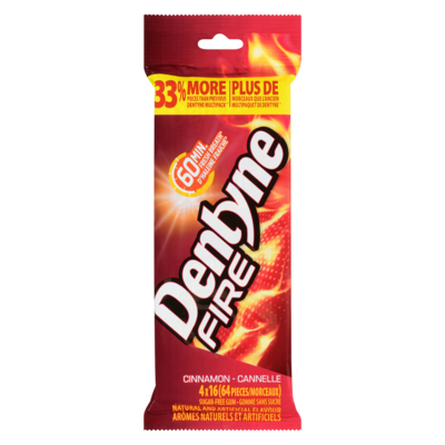 Dentyne Gomme sans sucre cannelle 4 ea, 1,37 $/1ch
