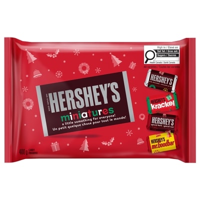 Hershey's Miniatures Assorted Chocolate Christmas Candy 400 g, $2.50/100g