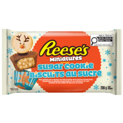 Reese's Sugar Cookie Milk Chocolate Miniatures Peanut Butter Cups 200 g, $3.00/100g