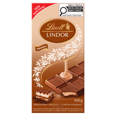 Lindt LINDOR Tiramisu 100 g, $5.49/100g