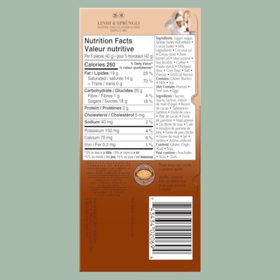 LINDOR Tiramisu Chocolate Bar