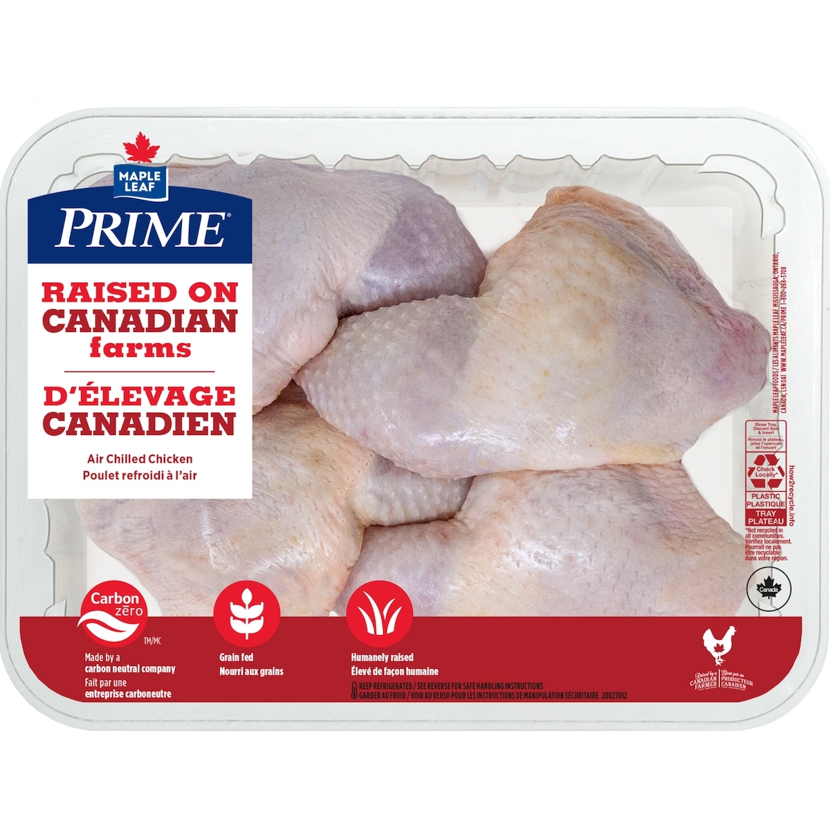 Maple Leaf Chicken Leg (Back Attached)