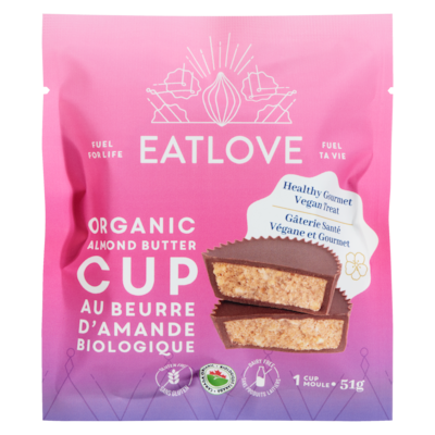 Eat Love Organic Almond Butter Cup 51 g, $9.78/100g