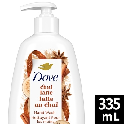 Dove Savon liquide pour les mains, Édition limitée, Latté chai (Nourrissant) 355 ml, 1,69 $/100ml