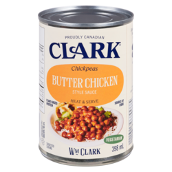Chickpeas Butter Chicken Style Sauce