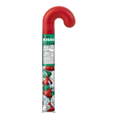 Hershey's Kisses Holiday Milk Chocolate Candy, Plastic Cane 50 g, $6.58/100g