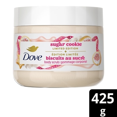 Dove Exfoliant corporel, Édition limitée, Biscuit sablé (Nourrissant en profondeur) 425 g, 4,00 $/100g